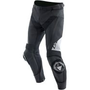 PANTALONI MOTO PELLE DAINESE DELTA 4 NERO/BIANCO