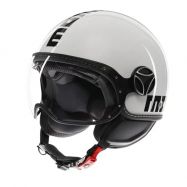 CASCO MOTO MOMO DESIGN FGTR EVO E2206 BIANCO QUARZO/NERO