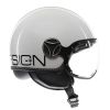 CASCO MOTO MOMO DESIGN FGTR EVO E2206 BIANCO QUARZO/NERO