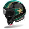 CASCO AIROH J 110 COMMAND NERO/VERDE