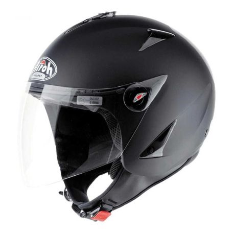 CASCO MOTO JET AIROH JT NERO OPACO