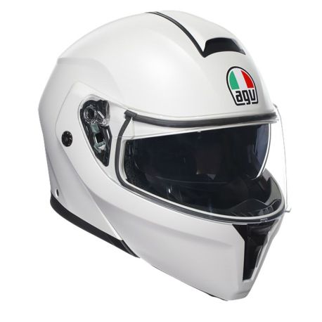 CASCO MOTO MODULARE AGV STREETMODULAR MONO BIANCO OPACO