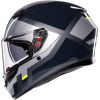 CASCO MOTO AGV K3 SHADE GRIGIO/GIALLO FLUO