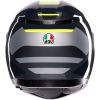 CASCO MOTO AGV K3 SHADE GRIGIO/GIALLO FLUO