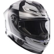 CASCO MOTO AGV K6 S E2206 ULTRASONIC NERO OPACO/GRIGIO