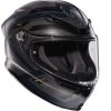 CASCO MOTO AGV K6 S E2206 ENHANCE NERO OPACO/GIALLO FLUO