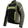 GIACCA MOTO DAINESE AIR FRAME 3 TEX VERDE MILITARE/GIALLO FLUO