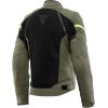 GIACCA MOTO DAINESE AIR FRAME 3 TEX VERDE MILITARE/GIALLO FLUO