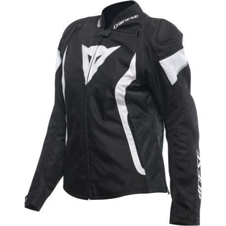 GIACCA MOTO DONNA DAINESE AVRO 5 TEX WMN NERO/BIANCO