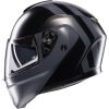 CASCO MOTO MODULARE AGV STREETMODULAR RESIA NERO OPACO/GRIGIO