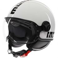 CASCO MOTO MOMO DESIGN FGTR CLASSIC E2206 BIANCO/NERO