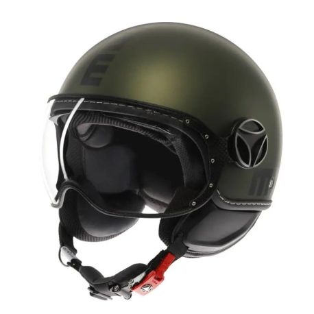 CASCO MOTO MOMO DESIGN FGTR EVO E2206 MATT VERDE/NERO