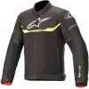 GIACCA MOTO ESTIVA ALPINESTARS T-SP S AIR NERO/GIALLO FLUO