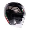 CASCO AGV IRIDES E2206 BOLOGNA NERO OPACO/TRICOLORE