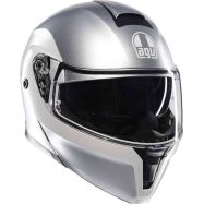 CASCO MOTO MODULARE AGV STREETMODULAR LEVICO GRIGIO OPACO