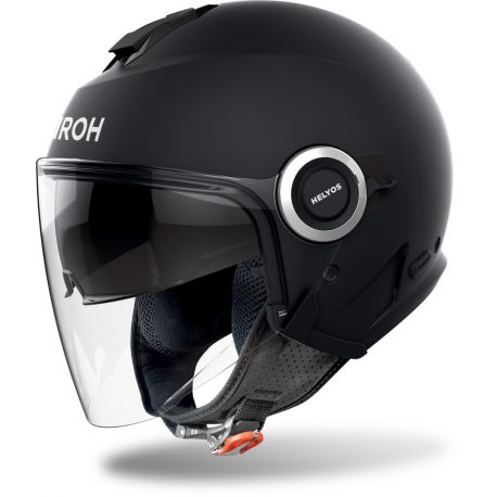 CASCO MOTO JET AIROH HELYOS E2206 NERO OPACO