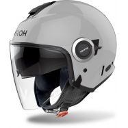 CASCO MOTO JET AIROH HELYOS E2206 GRIGIO CHIARO