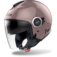 CASCO MOTO JET AIROH HELYOS E2206 ROSA METALLIZZATO