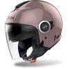 CASCO MOTO JET AIROH HELYOS E2206 ROSA METALLIZZATO