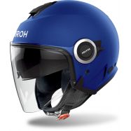 CASCO MOTO JET AIROH HELYOS E2206 BLU OPACO