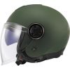 CASCO MOTO JET LS2 CLASSY VERDE MILITARE OPACO