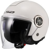 CASCO MOTO JET LS2 CLASSY BIANCO