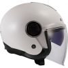 CASCO MOTO JET LS2 CLASSY BIANCO