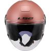 CASCO MOTO JET LS2 CLASSY ROSA OPACO