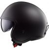 CASCO MOTO JET LS2 SPITFIRE II SOLID NERO OPACO