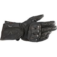 GUANTI MOTO PELLE ALPINESTARS SP-8 HDRY NERO/NERO