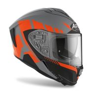 CASCO AIROH SPARK RISE ARANCIO OPACO