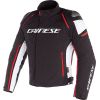 GIACCA DAINESE RACING 3 D-DRY NERO/BIANCO/ROSSO FLUO