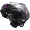 CASCO MODULARE LS2 ARCH NERO OPACO/FUXIA