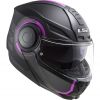 CASCO MODULARE LS2 ARCH NERO OPACO/FUXIA