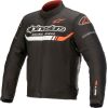 GIACCA ALPINESTARS T-SP S WP IGNITION NERO/ROSSO FLUO FLUO