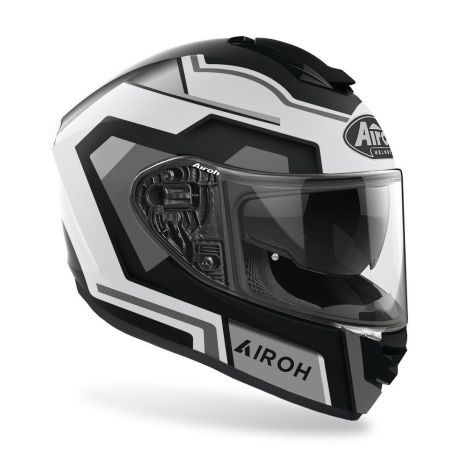 CASCO AIROH ST 501 SQUARE NERO OPACO