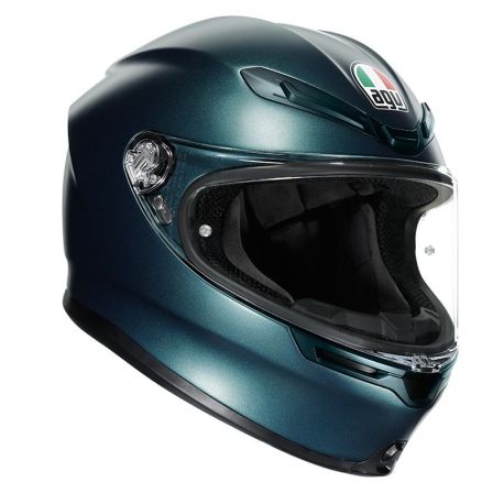 CASCO MOTO AGV K6 COLOR PETROLIO