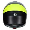 CASCO MOTO MODULARE AGV TOURMODULAR MULTI BALANCE NERO OPACO/GIALLO FLUO/GRIGIO