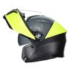 CASCO MOTO MODULARE AGV TOURMODULAR MULTI BALANCE NERO OPACO/GIALLO FLUO/GRIGIO