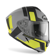 CASCO AIROH SPARK SHOGUN GIALLO OPACO