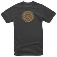 T-SHIRT ALPINESTARS OSCAR SPIRAL TEE NERO/SENAPE