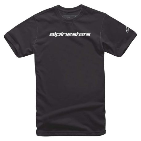 T-SHIRT ALPINESTARS LINEAR WORDMARK TEE NERO/ANTRACITE