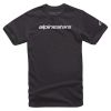 T-SHIRT ALPINESTARS LINEAR WORDMARK TEE NERO/ANTRACITE