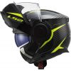 CASCO MODULARE LS2 SCOPE SKID NERO/GIALLO FLUO