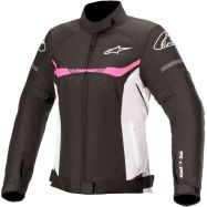 GIACCA MOTO DONNA ALPINESTARS STELLA T-SP S WP NERO/BIANCO/FUXIA