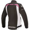 GIACCA MOTO DONNA ALPINESTARS STELLA T-SP S WP NERO/BIANCO/FUXIA