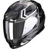 CASCO MOTO SCORPION EXO 491 SPIN NERO/BIANCO LUCIDO