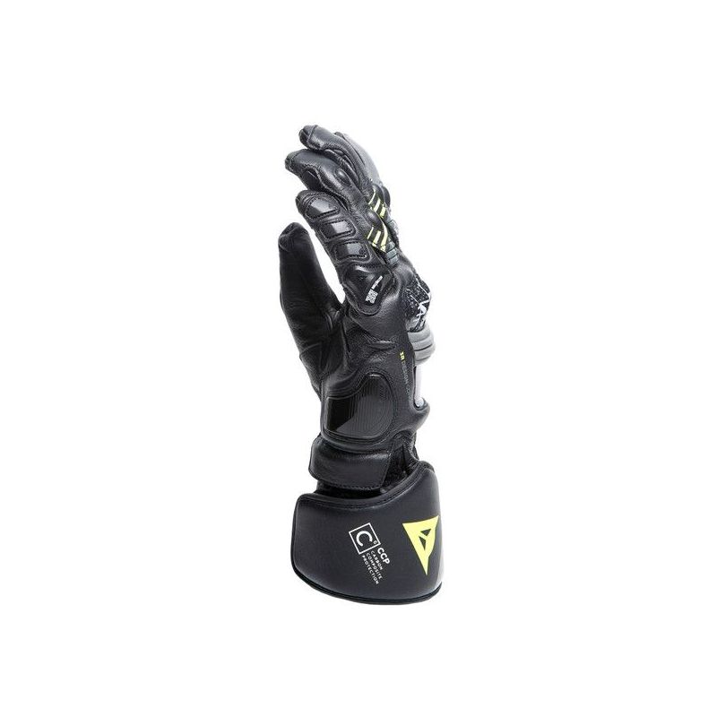 GUANTI MOTO PELLE DAINESE DRUID 4 NERO/GRIGIO/GIALLO FLUO - Centauro Dorico  Moto Srls