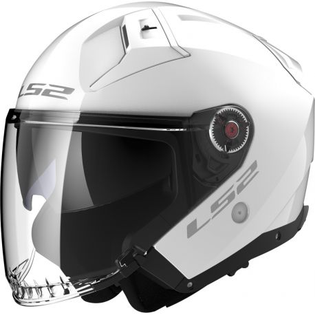 CASCO MOTO JET LS2 INFINITY II BIANCO