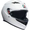 CASCO MOTO AGV K3 MONO BIANCO SETA